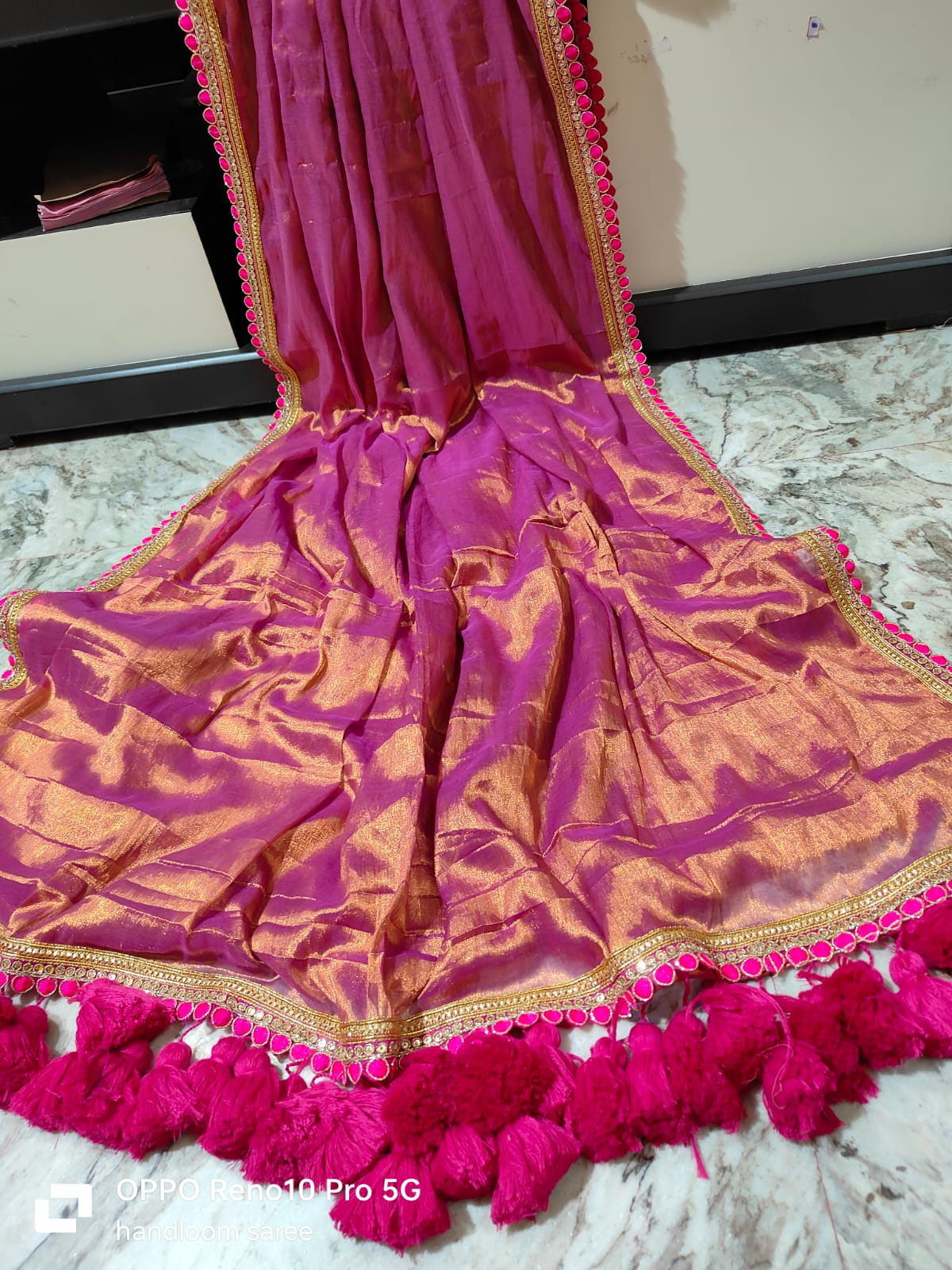 Noorani Glam Tissue Raga Saree Collection