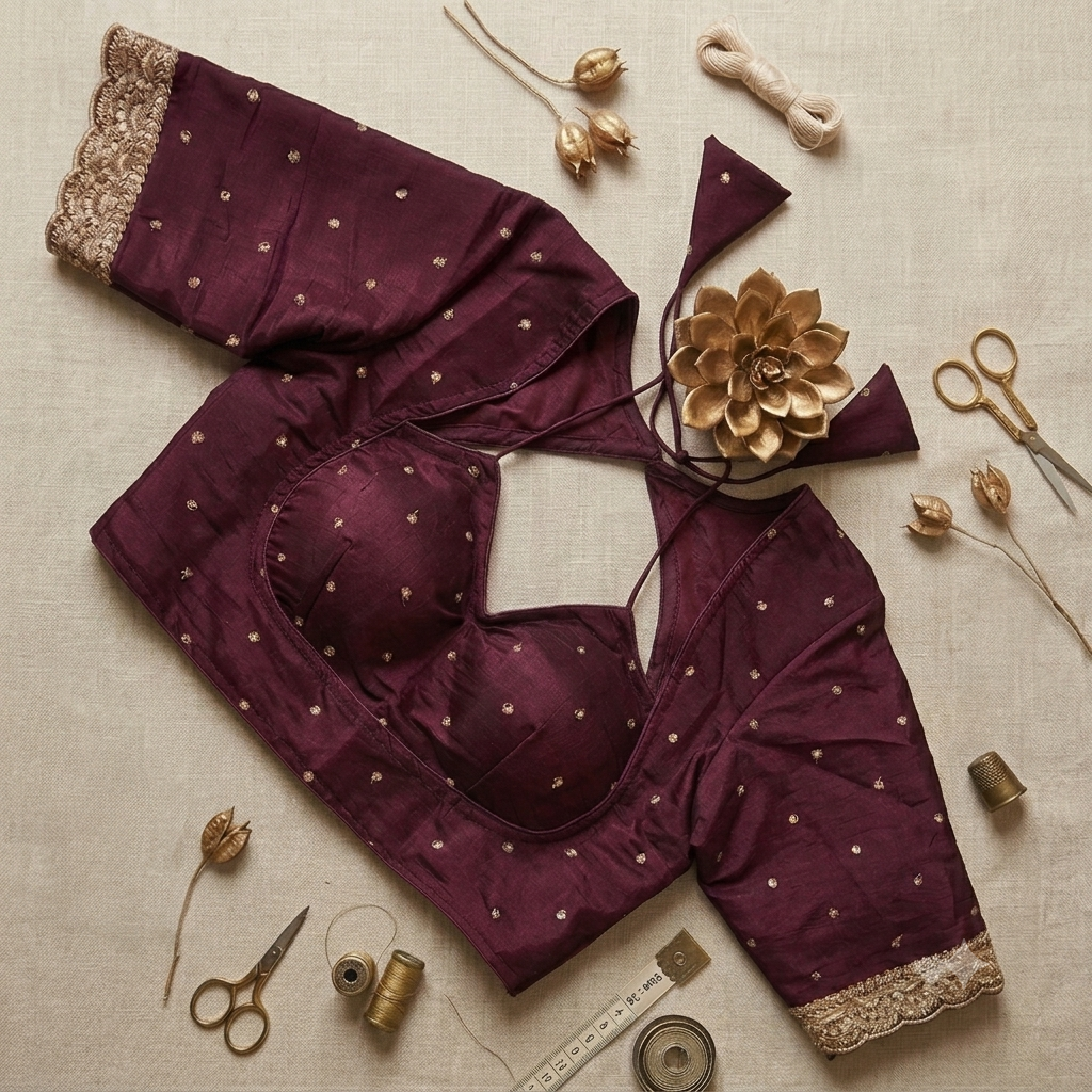 Readymade Saree Blouse | Padded, Size 36-46 | Masaba Pattern Blouse UK