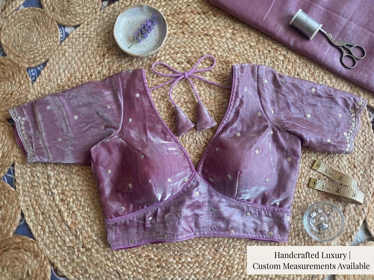 Readymade Fendi Silk Saree Blouse | Padded, Size 3646 | Indian Wedding Blouse UK