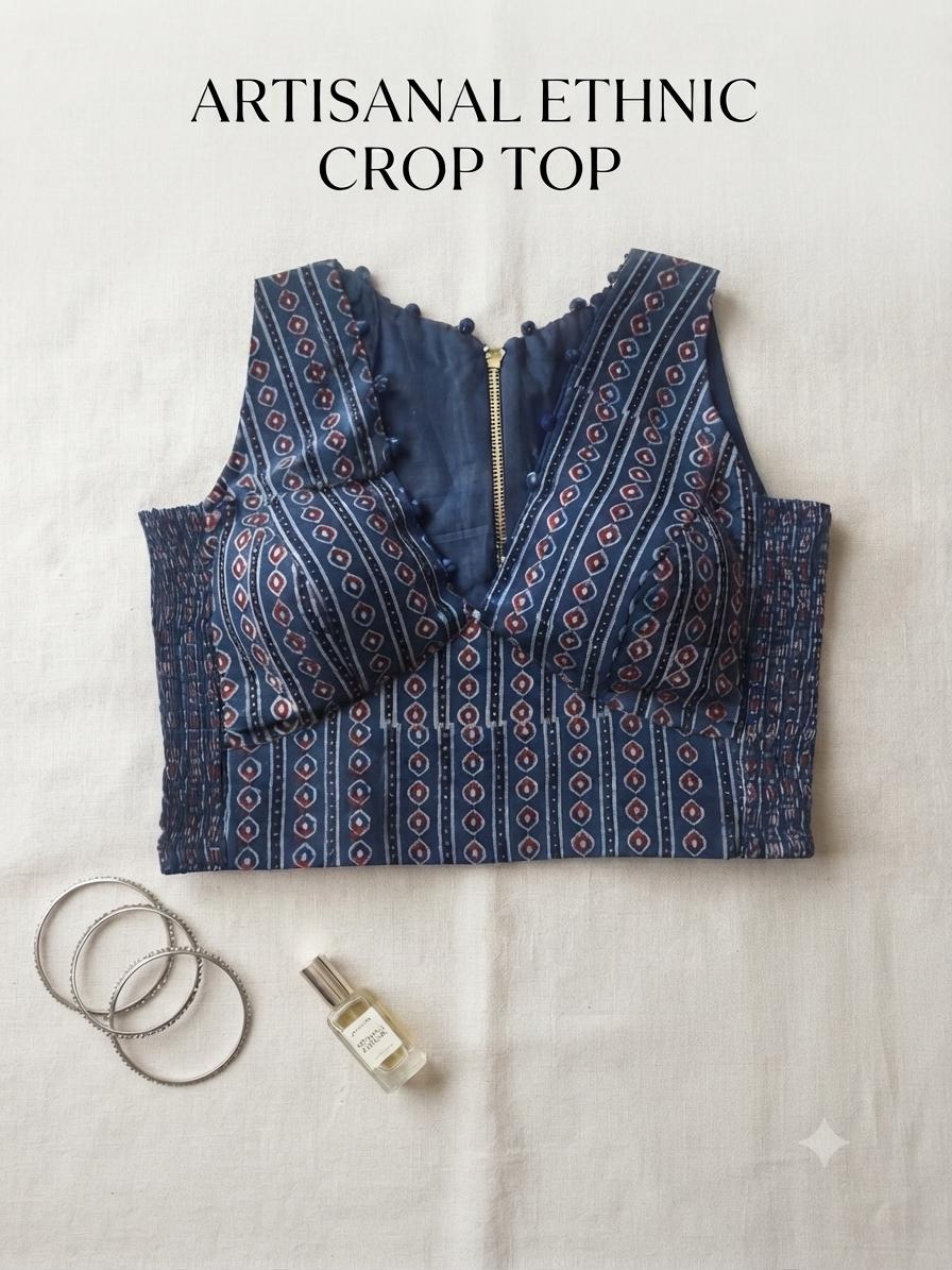 Readymade Saree Blouse | Padded, Size 3842 | Sleeveless Flexifit Blouses UK