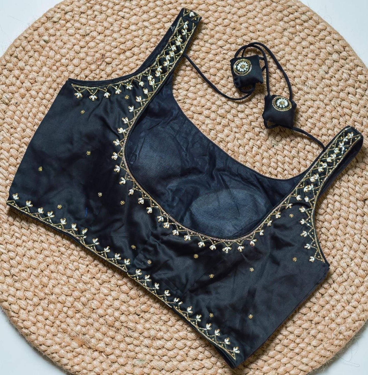 Readymade Saree Blouse | Padded, Size 3646 | Sleeveless Blouse UK