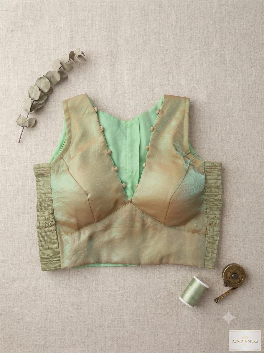 Readymade Saree Blouse | Padded, Size 3842 | Sleeveless Flexifit Blouses UK