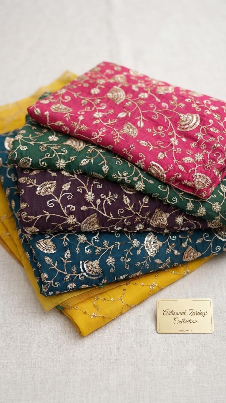 Made to Order | Elegant Embroidered Garara Set