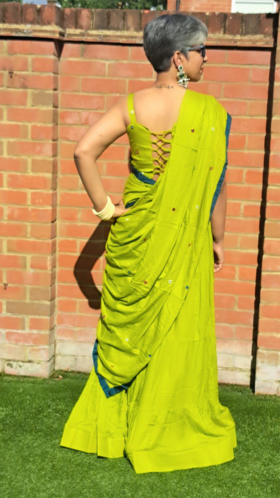 Navratri Lehenga Choli Set | Spaghetti Strap Backless Blouse | Navratri Garba Dress | Ready to Ship | Indian Ethnic Wear