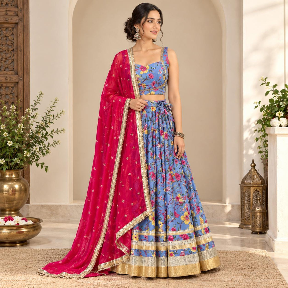 Navratri Lehenga Choli Set | Elite Cut Blouse | Navratri Garba Dress | Indian Ethnic Wear