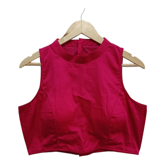 Riya Halter Neck Blouse – Fierce Back. Flawless Fit.