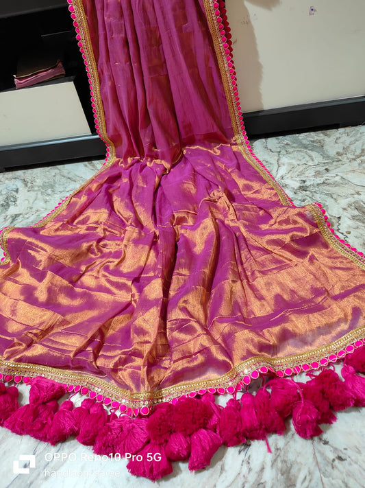 Noorani Glam Tissue Raga Saree Collection