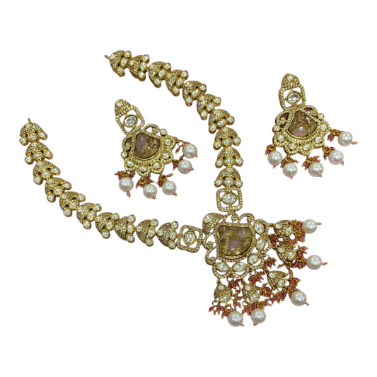 Sharini Kundan Pearl Set | Timeless Elegance